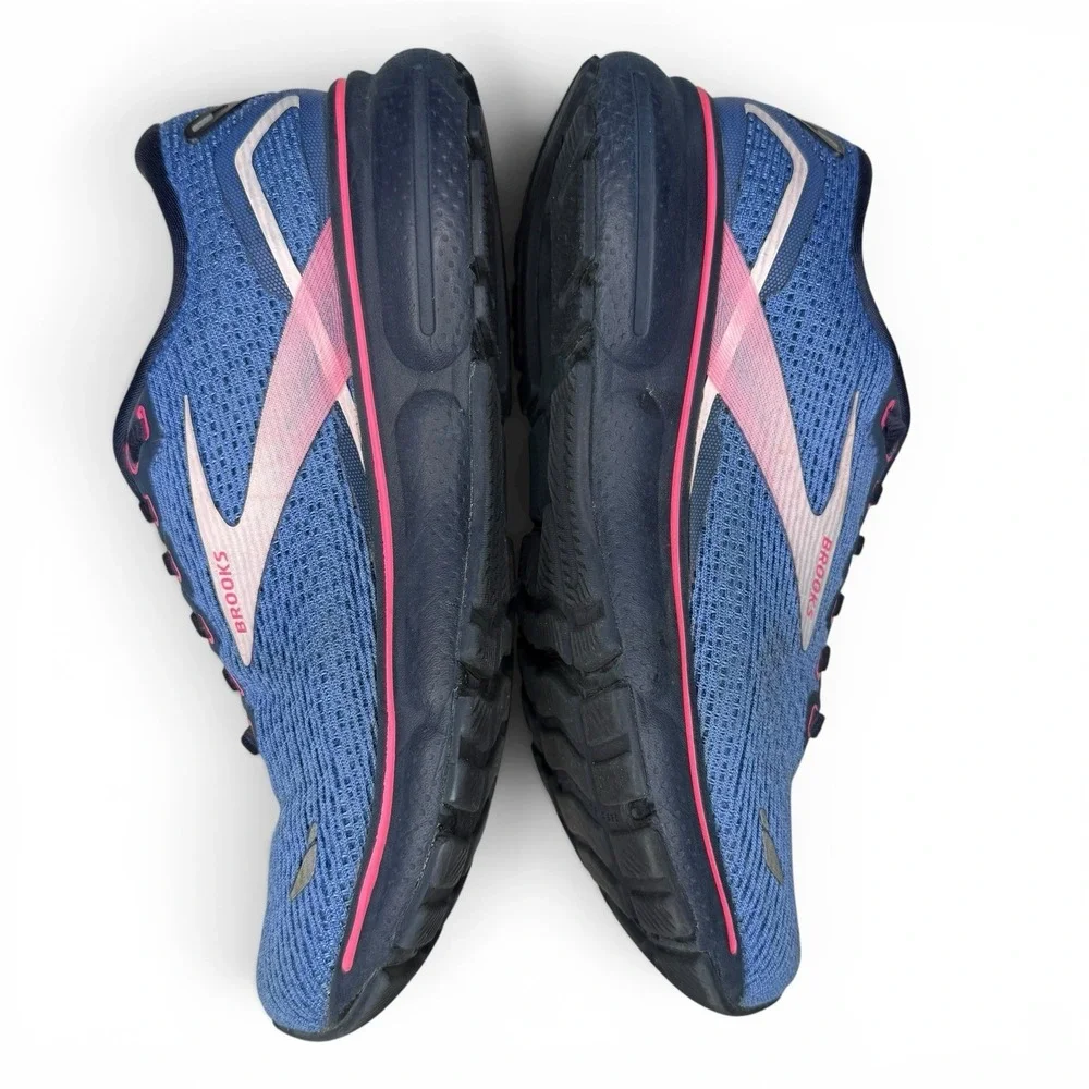 Brooks Ghost 15 Blue/Pink Women Running Sneakers 1203801B469 - SZ‎ 7.5